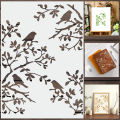 1PC 11.7inch Bird on Branch Stencil for DIY Wall Journal Painting Decoration. 