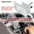 59350 Stretch Belt Installer for Extra-Deep Double Pulleys, Works on Ford 3.5L and 3.7L Engines, GM 5.3L and 6.2L Engines.
