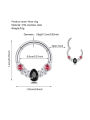 Fashion Crystal Stainless Steel Septum Hoop Clickers Nose Ring Women Tragus Cartilage Helix Piercing Hoop Earrings Jewelry. 