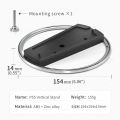 Portable Metal Vertical Stand for PS5 Slim/Pro Digital Disk Version Anti-Slip Base Holder for PS5 Pro Console Accessories. 