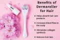 Premium Gold Titanium Micro Needles Derma Roller | For Face Lift, Stretch Marks, Glowing Skin & Scar Treatment. 