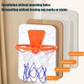 Indoor Children Safety Funny Game Kids Mini Home Exercise Basketball Hoop Set Wall Frame Stand Lifting Basket Hanging Backboard. 