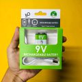 9V 650mAh Type-C Rechargeable Lithium Battery- 1 ps. 
