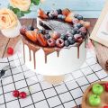 Reusable Acrylic Cake Disc Round Happy Birthday Cake Base Plate Blank Acrylic Topper For Layered Cakes Decorating Tools. 
