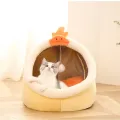 Cat Pad Bed Sweet Soft Warm Pet Basket Cozy Kitten Lounger Cushion Pet House Tent Small Dog Mat For Washable Cats winter Beds. 