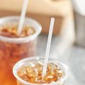 30/60PCS Disposable Plastic Straws Boba Milkshake Juice Tea Straight Tube Straw Party Christmas Day Use. 