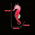 Fish Tank Aquascape Decorations Simulation Glow in Dark Silicone Seahorse With Suction Cups Aquarium Landscape Decorations. 