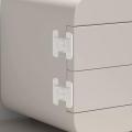Refrigerator Locks Refrigerator Child Lock Self-Adhesive Fridge Closer Fixed Buckle for Glass Metal Protection Kids Adults Home. 
