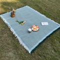 1pc Ins Style Picnic Blanket, Beach Blanket, Soft & Foldable Outdoor Mat - Essential for Spring and Summer Camping, Parties.