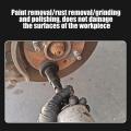 Automobile wheel hub axle head brake disc grinding head rust removal maintenance tool Stud Removal Tool Rust Remover Cleaner Kit.