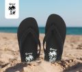 FLIP FLOP COCONUT TREE DSI BRAND SLIPPERS. 