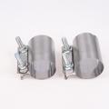 [CA2] 1 Piece Stainless Steel Pipe Clamp 40mm To 63mm Universal Exhaust Pipe Connection Hoop. 