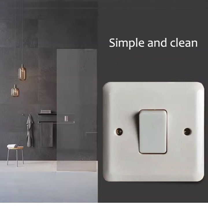 IB indoor Light Switch Way Button for Outlet And Switch On / Off Push ...