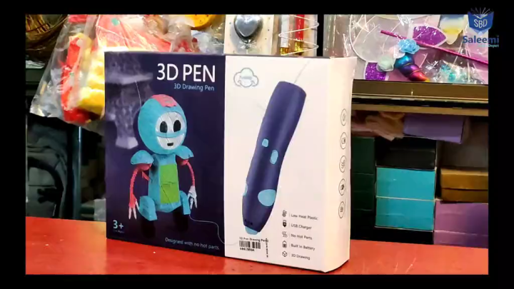 3d Pen - 3d Printing And Drawing Pen - Upgraded Intelligent 3d Printer - Kids Toys - Painting And Drawing Tool - Toys For Boys And Girls - Magic Pen - USB Supported Printing Pens With 1.75 Mm Pla/Abs Filament Supported - Rechargeable 3d Pen.