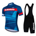 2026 SRAM Cycling Jersey Set Summer Cycling Clothing MTB Bike Clothes Uniform Maillot Ropa Ciclismo Man Cycling Bicycle Suit. 