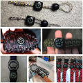 10pcs/lot Mini Wristband Compass Portable Detachable Compass Outdoor Camping Hiking Travel Emergency Survival Navigation Tool.