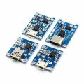 1-20PCS Type-c/Micro/Mini USB 5V 1A 18650 TP4056 Lithium Battery Charger Module Charging Board With Protection Function Li-ion. 