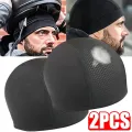 2pcs Motorcycle Helmet Inner Cap Hat Quick Dry Breathable Hat Racing Cap Under Helmet Beanie Cap Motocross Motor Helmet Hat. 