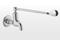 Brass bib tap for hospital elbow doctors tap easy handel medicel labratory tap wall. 