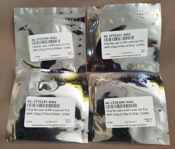 Hp 1025 Printer Cartridge Chips (350,351,352,353)