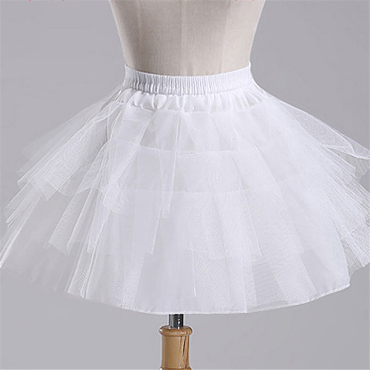 Women%20Girls%20Ruffled%20Short%20Petticoat%20With/No%20Hoop%20Solid%20Color%20Fluffy%20Bubble%20Tutu%20Skirt%20Puffy%20Half%20Slip%20Prom%20Crinoline%20Underskirt%20-%20Image%207