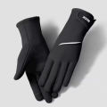 Winter Women's Thermal Gloves Touchscreen Compatible Fleece Lined Full Finger Waterproof Hand Warmer Mitten for Bike Cycling.