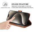 ZZXX Wallet Card Slot Holder Magnetic Flip Leather Case For iPhone 15 Pro Max 14 Plus 13 Mini 12 11 X XS XR SE 2022 8 7 6s Cover. 