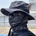 Boonie Cap Balaclava Hat Suit Foldable Soft Hat Outdoor Hunting Fishing Wide Brimmed Hat Sunscreen Caps.