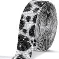 1Yard Self Adhesive Crystal Rhinestone Sticker Diamond Ribbon DIY Sticker Rhinestones Arts Crafts Car Phone Decoration 4 Rows. 
