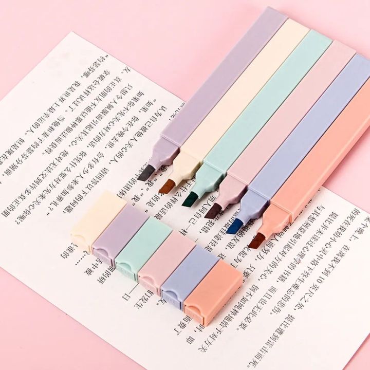 Colour%20Highlighter%20Highlighter%20Set%206Pcs%20Aesthetic%20Pastel%20Colours%20Highlighter%20Set%20Marker%20Pens%20Journaling%20Planner%20Notes%20-%20Image%203