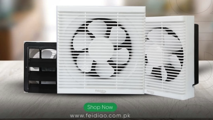 FEIDIAO Ventilating Exhaust Fan 8 inch Square - Imported