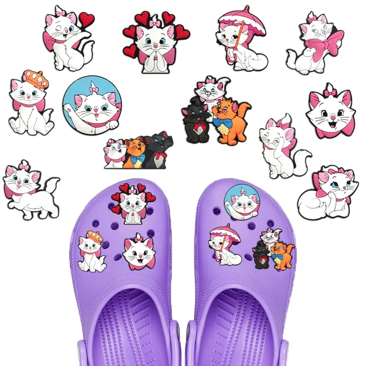 Mesuca%2012Pcs%20Elegance%20Marie%20Cat%20The%20Aristocats%20Shoe%20Charms%20PVC%20Cute%20Cartoon%20Decorations%20Reusable%20Clog%20Shoe%20Ornaments%20Accessories%20-%20Image%205