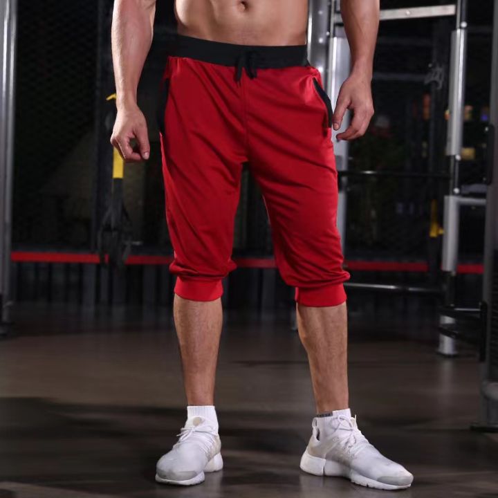Men's%20Drawstring%20Sweatpants%20GYM%20Shorts%20Fashion%20Cargo%20Short%20Men%20Cropped%20Trousers%20Summer%20Beach%20Shorts%20Casual%20Jogging%20Track%20Pants%20-%20Image%203