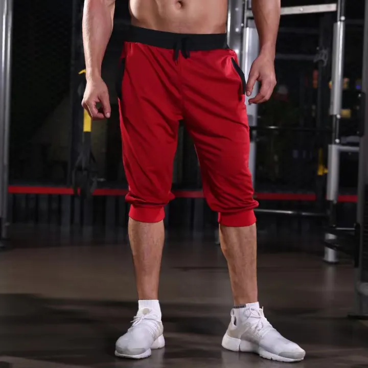 Men's%20Drawstring%20Sweatpants%20GYM%20Shorts%20Fashion%20Cargo%20Short%20Men%20Cropped%20Trousers%20Summer%20Beach%20Shorts%20Casual%20Jogging%20Track%20Pants%20-%20Image%203