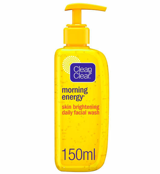 Clean and clear morning energy skin brightening daily facial wash in 150 ml