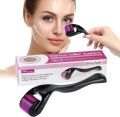 Derma Roller 0.5mm with 540 Micro Needle for Hair Growth and Facial Skin Therapy| Skin Care Beauty Tool for Anti-Aging Skin Repair, Anti Wrinkles Stretch, and Acne Scars Removal for Men and Women. 