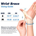 1 Pcs Elastic Thumb Support Brace Liner Wrist Stabilizer - Soft Thumb Compression Sleeve Protector for Relieving Pain, Arthritis. 