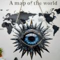 Dark Aesthetic Mystic Eye Wall Art Decor with Chain. 