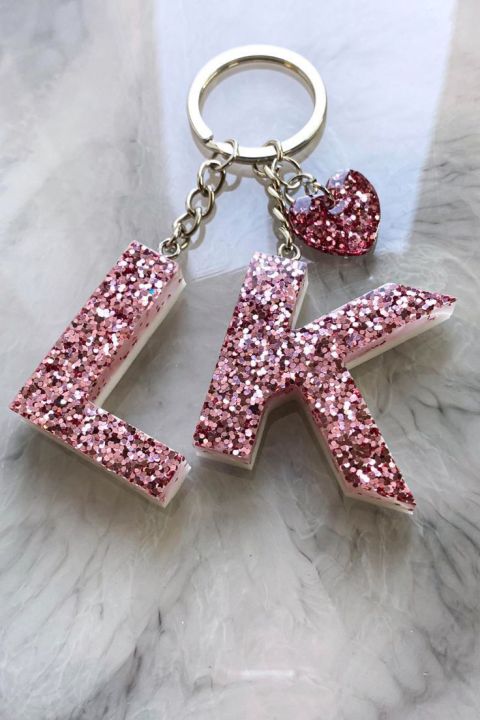 Full name initial |Couple initials  | Resin key pendent| 26  alphabetical key pendent |Resin keychain/ Get your favorite | for Bags | Gifts | keychain | Customized key pendent  | Couple initial available in 4 beautiful design