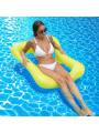 1 Piece Inflatable Swimming Pool Float, Foldable Printed Floating Bed, Water Play Hammock, Pvc Inflatable Lounge Chair Floating Bed. 