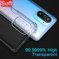 Airbag Shockproof Silicone Case For Xiaomi Redmi Note 10 10S 7 8 9 9S  7A 8A 9A 9C Poco F3 X3 Pro Nfc Clear Cover Cases. 