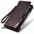 Men's Long Wallet Multi-card Slot Card Holder Business Wallet with Zipper Multi Functional PU Leather Coin Purse Man Gift. 