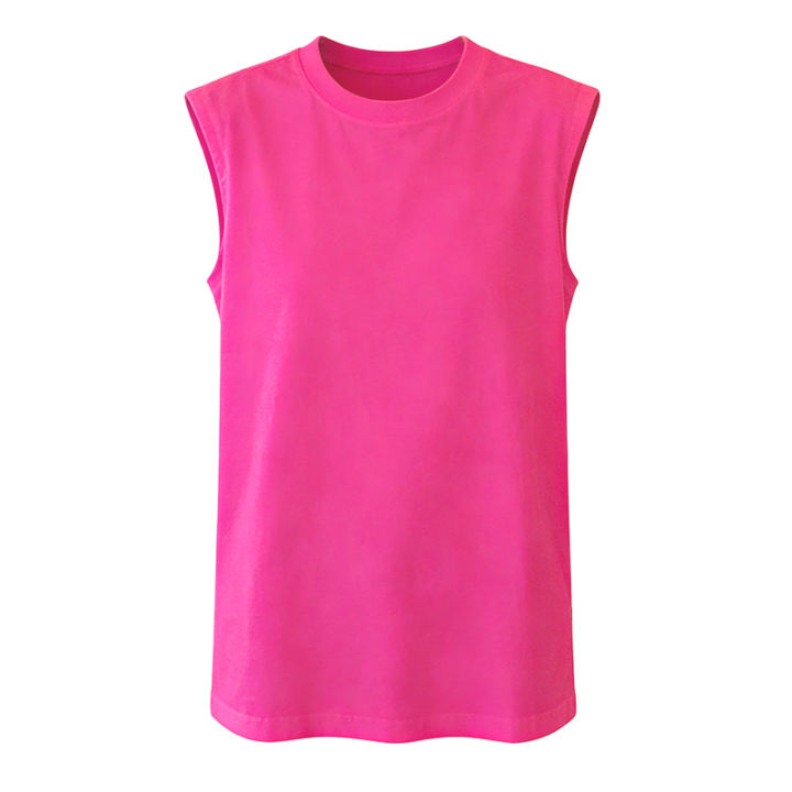 Womens%20Clothing%20Sleeveless%20T-shirt%20Summer%20Loose%20Fit%20Vest%20O-Neck%20Tank%20Top%20Comfortable%20Skin-Friendly%20Flattering%20For%20Everyday%20Style%20-%20Image%203