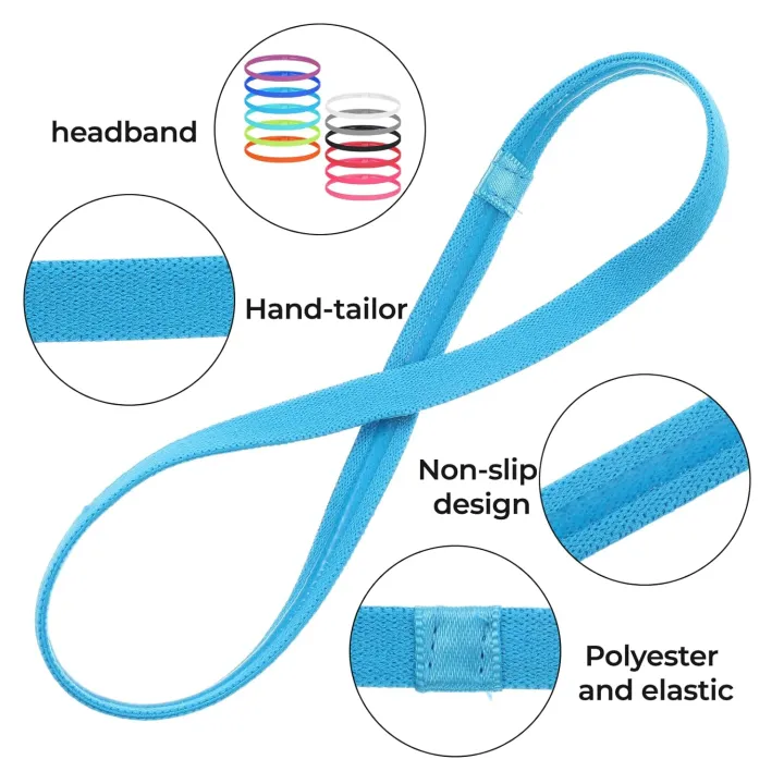 12%20Pcs%20Thin%20Elastic%20Headbands%20Non%20Slip%20Sport%20Sweatbands%20for%20Running%20Soccer%20Basketball%20Cycling%20Workouts%20Gym%20Tennis%20Hiking%20Volleyb%20-%20Image%202