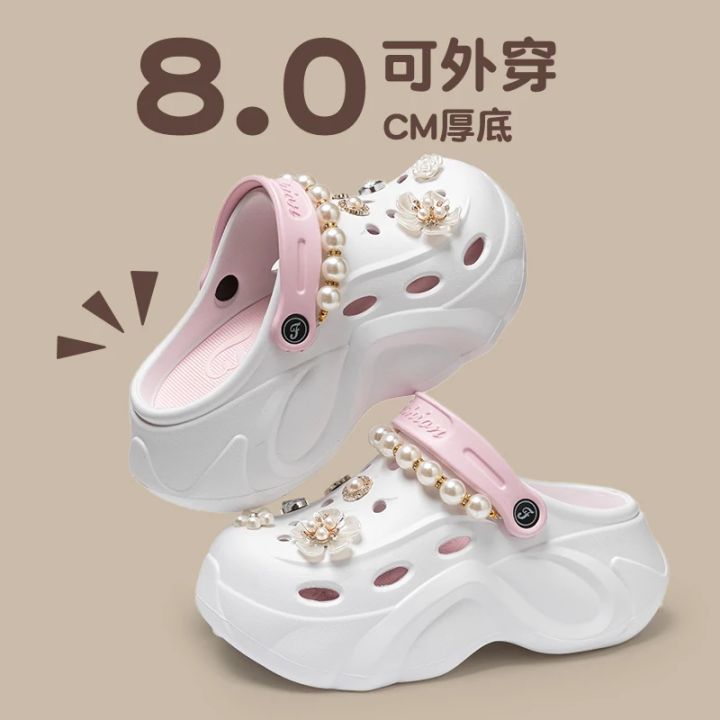 Fashion%20Diy%20Pearls%20Chain%20Clogs%20Sandals%20Women%20Flowers%20Crystal%20Chunky%20Platform%20Sandals%20Woman%20Outdoor%20Beach%20Thick%20Sole%20Garden%20Shoes%20-%20Image%203