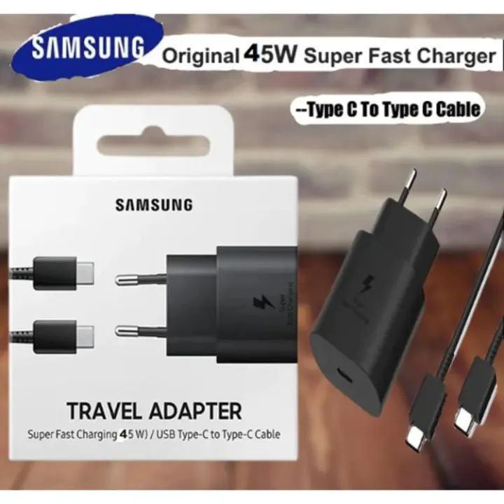 Official%20Samsung%2045W%20PD%20Fast%20Charging%20Adapter%20Type-C%20to%20Type-C%20Adapter%20and%20Cable%202%20pin%20-%20Image%202