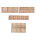 Wooden Succulent Planter Pot Practical Succulent Cactus Flower Box Containers Bamboo Tray 4 Types Available Jewelry Packaging. 