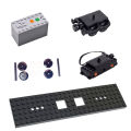 Train Track Building Blocks For MOC Power Functions Parts Motor Battery Box Infrared Speed Remote Control Receiver for Legoeds.