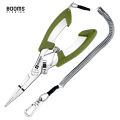 Booms Fishing H01 Stainless Steel Multifunctional Braid line Cutter Scissors Fish Hook Remover Pliers Fishing Tackle Tools. 