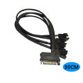 SATA Cable Splitter Converter for Computer Cooling Fan CPU Motherboard Extension Cable Wire SATA to 4Pin 3Pin Cord Adapter. 